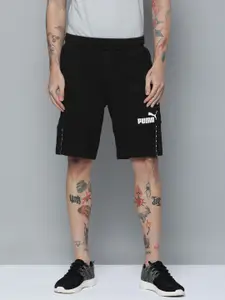 Puma Men Mid-Rise Essential BLOCK x TAPE Outdoor Shorts