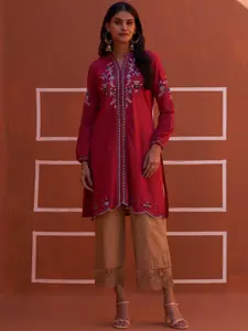 Lakshita Floral Embroidered A-Line Kurta
