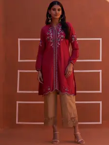 Lakshita Floral Embroidered A-Line Kurta