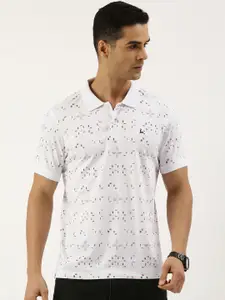 Parx Typography Printed Polo Collar Pure Cotton T-shirt
