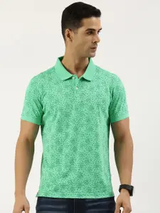 Parx Conversational Printed Polo Collar Pure Cotton T-shirt