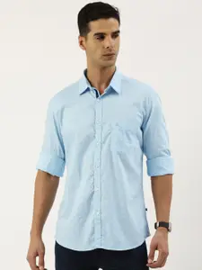 Parx Slim Fit Printed Pure Cotton Casual Shirt