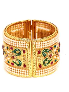 PANASH Women Gold-Toned Embellished Bangle