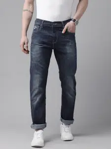 Pepe Jeans Men Slim Fit Low-Rise Light Fade Stretchable Jeans