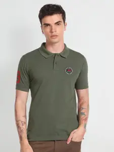 Flying Machine Polo Collar Short Sleeves T-shirt