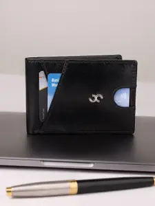 One8 Men Lightweight Leather Two Fold Wallet With RFID