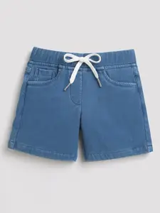 Tiny Girl Mid Rise Cotton Denim Shorts