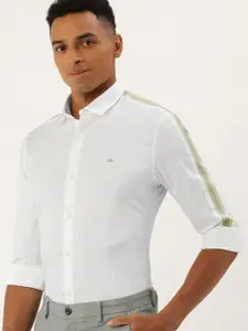 Peter England Solid Super Slim Fit Semiformal Shirt