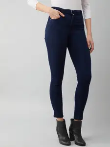 Miss Chase Women Jean Skinny Fit High-Rise Cotton Jeans