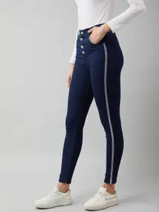 Miss Chase Women Jean Skinny Fit High-Rise Cotton Jeans