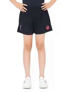 Bodycare Kids Girls Mid-Rise Above Knee Length Cotton Sports Shorts