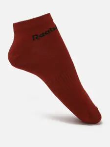 Reebok Men Training Insd Patterned Pure Cotton Ankle Length Socks