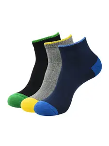 Balenzia Men Pack Of 3 Ankle-Length Sports Socks
