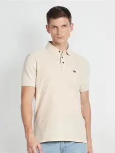 Arrow Sport Polo Collar Short Sleeves Cotton T-shirt