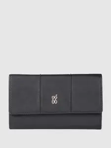 Baggit Women Solid Three Fold Wallet