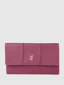 Baggit Women Solid Three Fold Wallet