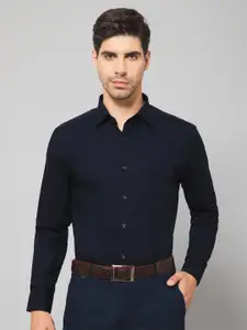 Cantabil Spread Collar Smart Cotton Formal Shirt
