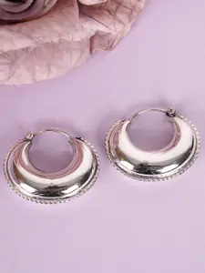 Shyle 925 Sterling Silver Circular Hoop Earrings