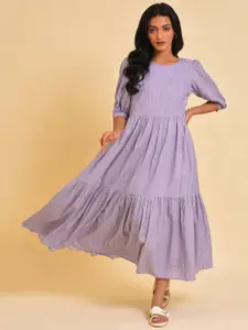 W Midi Cotton Dress