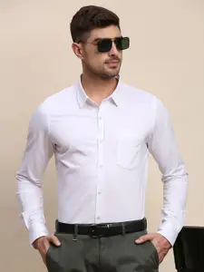 INVICTUS Original Fit Spread Collar Knit Formal Shirt