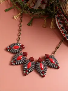 SOHI Gold-Plated Necklace