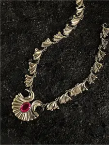 SOHI Gold-Plated Necklace