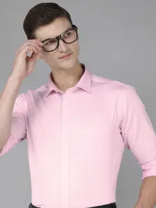 Park Avenue Self Design Slim Fit Pure Cotton Formal Shirt