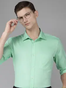 Park Avenue Self Design Slim Fit Pure Cotton Formal Shirt