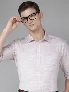 Park Avenue Self Design Slim Fit Pure Cotton Formal Shirt