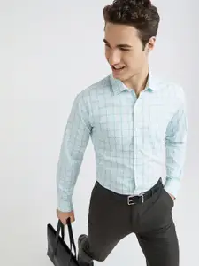 Park Avenue Slim Fit Checked Pure Cotton Formal Shirt