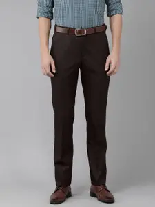 Park Avenue Men Solid Smart Fit Formal Trousers
