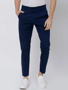 HIGHLANDER Men Blue Tapered Fit Chinos