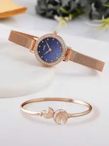 Voylla Women Watch with Bracelet Gift Set 8905124498691