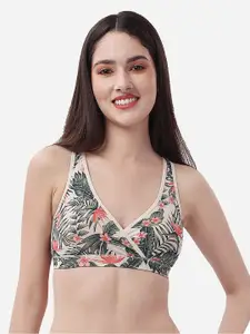 SOIE Non Padded Non Wired Lounge Bra with Removable Cups