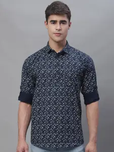 Majestic Man Ethnic Motifs Printed Pure Cotton Short Kurta