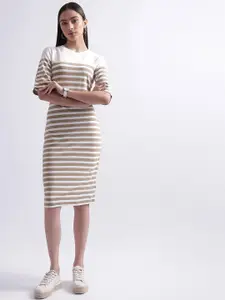 GANT Striped Short Sleeves T-shirt Dress