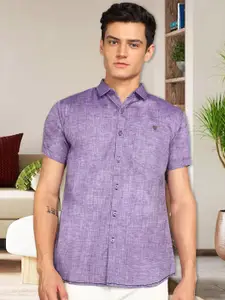 Kuons Avenue Smart Slim Fit Short Sleeves Casual Shirt