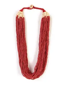 Bamboo Tree Jewels Black Tribal Necklace