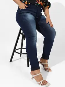 Instafab Plus Women Jean Skinny Fit Light Fade Cotton Jeans
