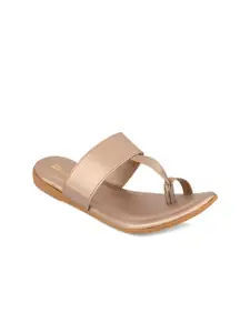 DESI COLOUR T-Strap One Toe Flats