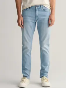 GANT Men Mid-Rise Slim Fit Heavy Fade Jeans