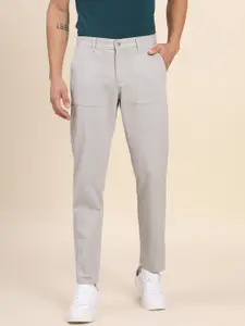 Dennis Lingo Men Mid-Rise Comfort Slim Fit Chinos Trousers