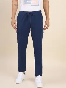 Dennis Lingo Men Mid-Rise Comfort Slim Fit Cargo Trousers