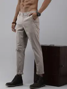 Roadster Men Slim Fit Chinos Trousers