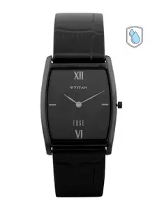 Titan Edge Men Black Dial Watch NH1044NL01A