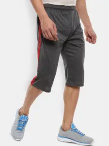 V-Mart Men Mid Rise Knitted Cotton Shorts