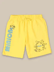 Kids Ville Boys Minions Printed Shorts