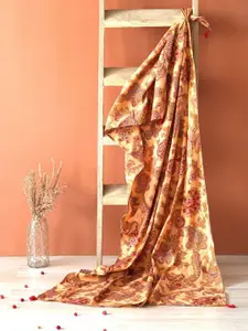 Contrast Living Ethnic Motif Printed Cotton Scarf