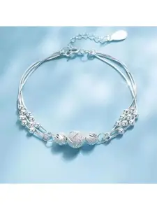 MYKI Silver-Plated Charm Bracelet
