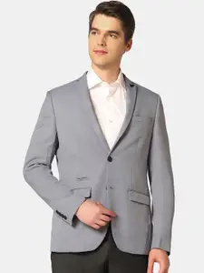 Blackberrys Notched Lapel Collar Slim-Fit Single-Breasted Formal Blazers